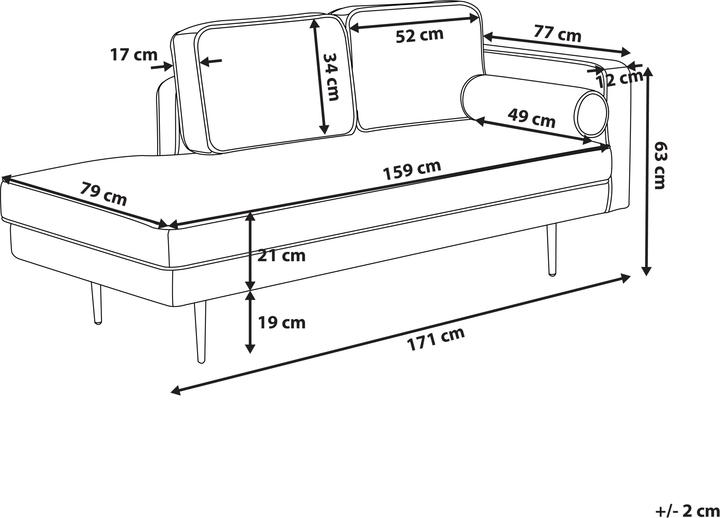 Actual product image Beliani Miramas (2 person sofa)
