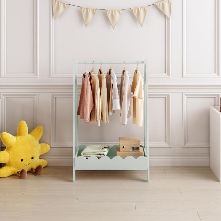 Immagine prodotto En.Casa Kindergarderobe Vestnes 99x66x38 cm Mintgrün