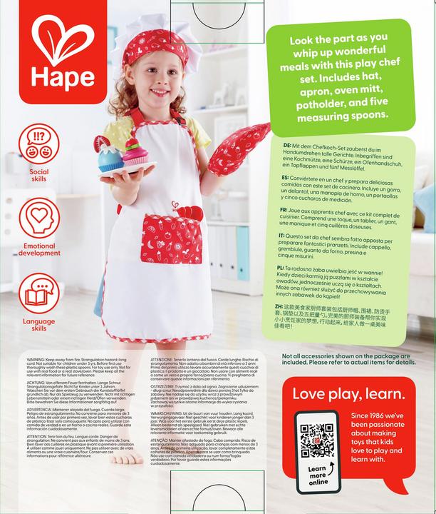 Actual product image Hape Chef