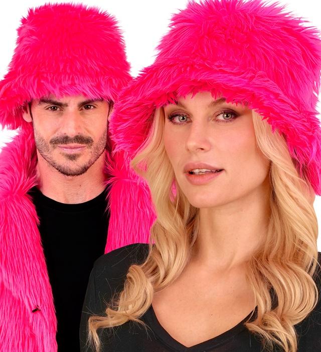 Produktbild Widmann Neon Pinker Plüsch Anglerhut