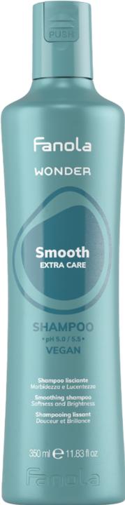 Productafbeelding Fanola Wonder Smooth Extra Care Smoothing Shampoo For Hair 350ml (Vloeibare shampoo, 350 ml)