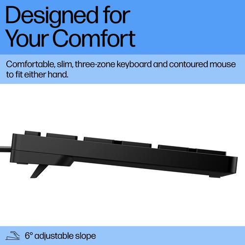 Produktbild HP 320MK Keyboard Combo, USB-A 1200 DPI, 1/1/0 (CH, Kabelgebunden)