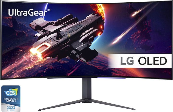 Actual product image LG 45GR95QE (3440 x 1440 pixels, 44.50")