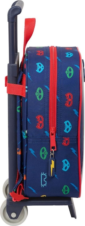 Produktbild PJ Masks Schulrucksack mit Rädern Ready Marineblau 22 x 27 x 10 cm