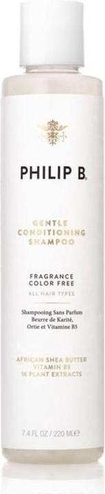 Image du produit Philip B. Shampooing doux et revitalisant au beurre de karité africain (220 ml, Shampoing liquide)