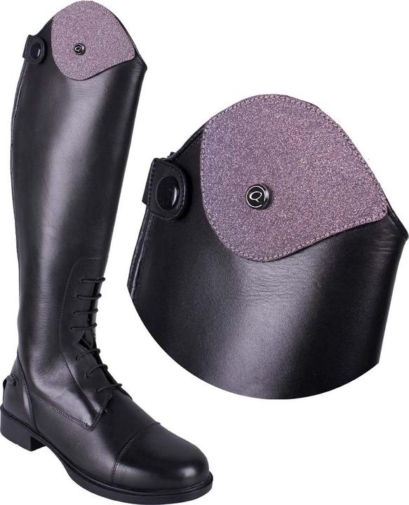 Actual product image Qhp exchangeable tops for riding boots romy glitter (30, 32)