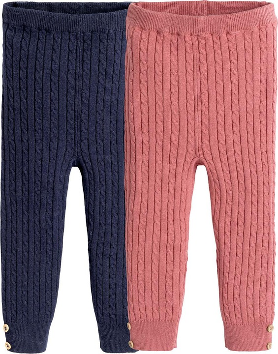 Produktbild La Redoute Collections 2er-Pack Leggings mit Zopfmuster (86)