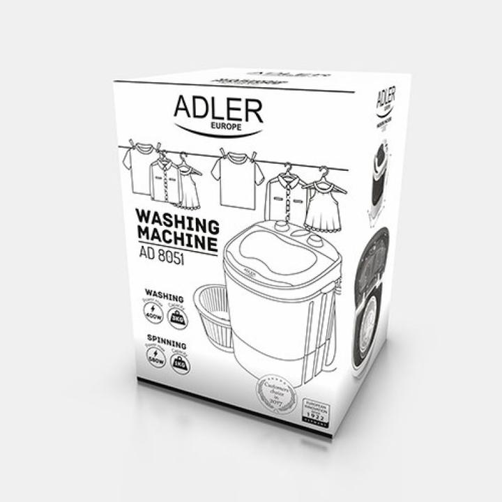 Image du produit Adler Mini lave-linge AD 8051 (3 kg, Vers le haut)