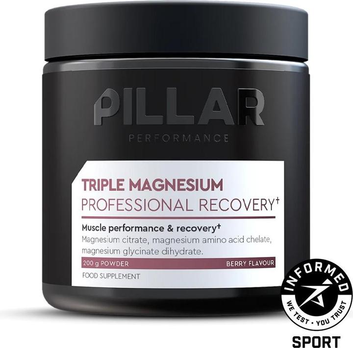 Actual product image Pillar Performance Triple magnesium (20 pcs., Powder, 200 g)