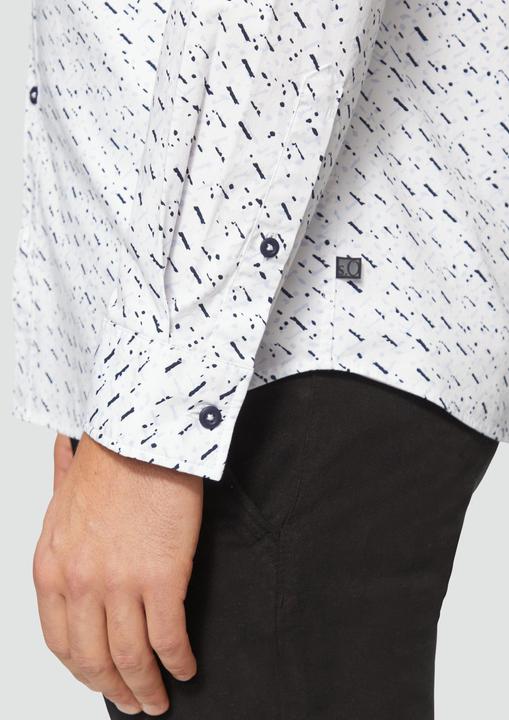 Immagine prodotto S.Oliver Hemd Slim Fit: Gemustertes Hemd aus Popelin (XL)