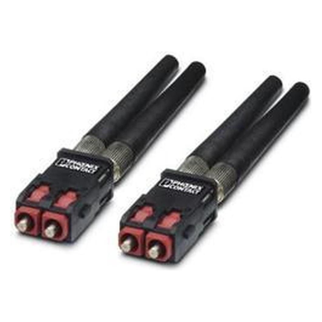 Phoenix Contact PSM-SET-SCRJ-DUP/2-HCS/PN, Kabels + Stekkers, Zwart
