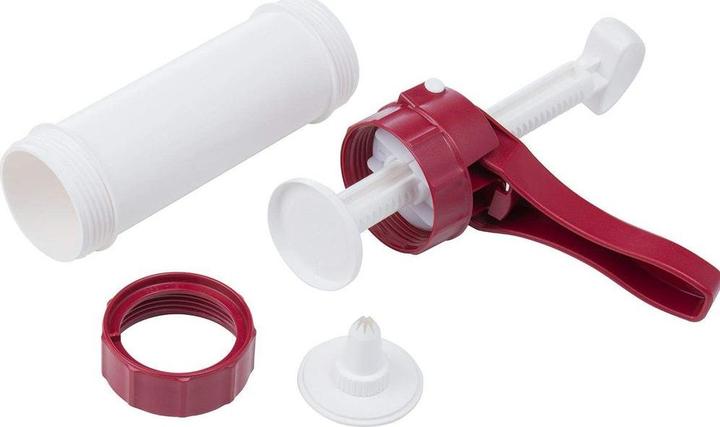 Actual product image Westmark Biscuit press and decoration syringe "Luxury" with moulds+sockets+Ad. (Biscuit press)