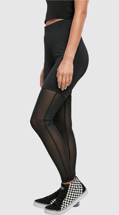 Actual product image Urban Classics Ladies High Waist Transparent Tech Mesh Leggings - 12116 (5XL)
