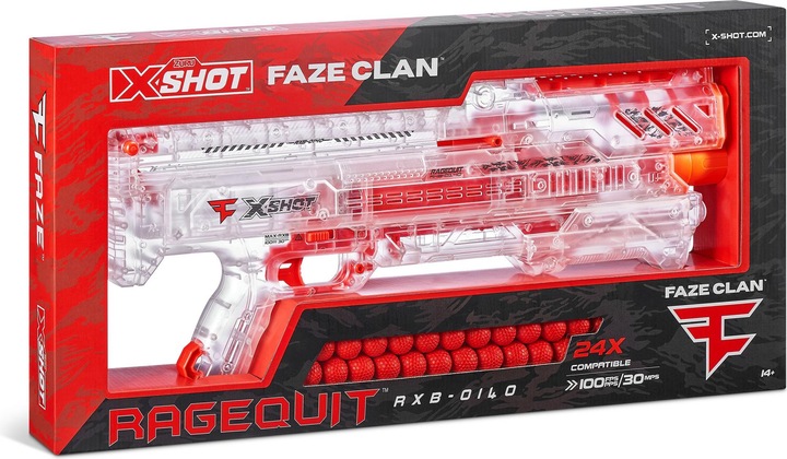 Produktbild Xshot X-Shot Chaos Faze RageQuit mit 24 Dartkugeln