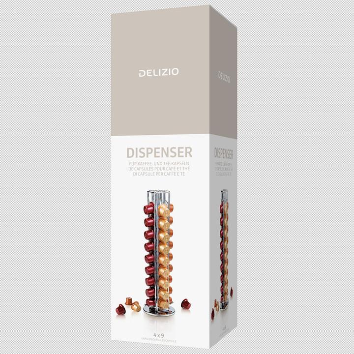 Actual product image Delizio Capsule dispenser