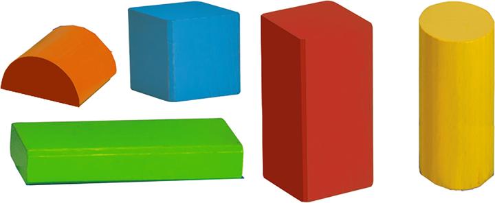 Actual product image Eichhorn Colourful wooden blocks Baby