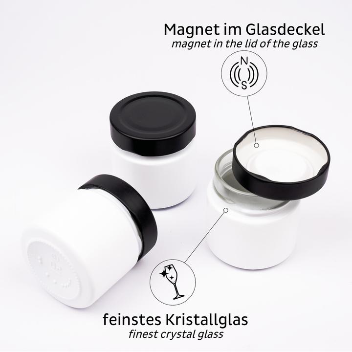 Actual product image Silwy Delicatessen magnetic jar set, 125 ml
