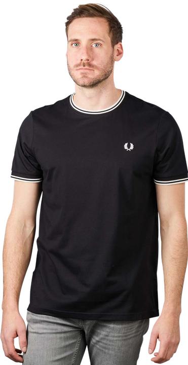 Immagine prodotto Fred Perry Maglietta con doppia punta nera (M)