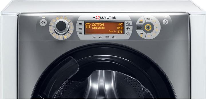 Actual product image Hotpoint AQSD723 EU/A N Washing machine Free installation Front loading 7 kg 1200 rpm D Arg (7 kg, Right)