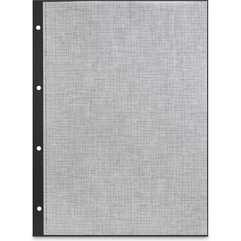 Hama, Fotoalbum, Fotokarton mit Pergamin, 23,3 x 31 cm, gelocht, 25 Blatt, Schwarz