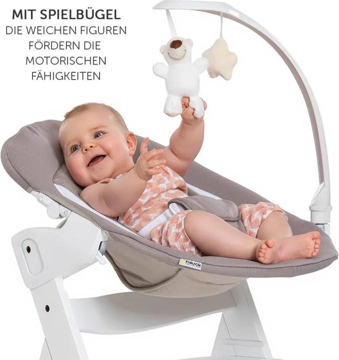 Image du produit Hauck Alpha Plus Select Dark Grey 4-tlg. Newborn (Chaise haute Rehausseur)