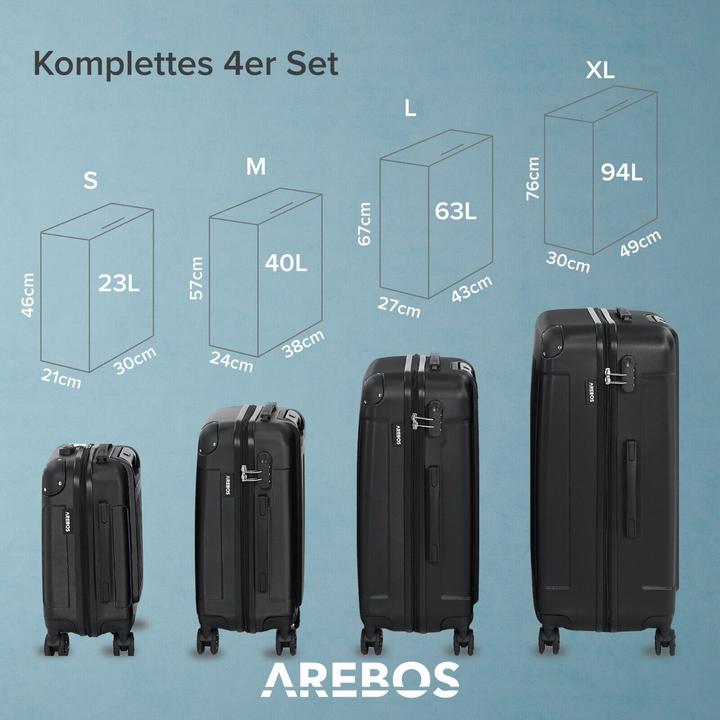 Actual product image Arebos Suitcase (94 l)