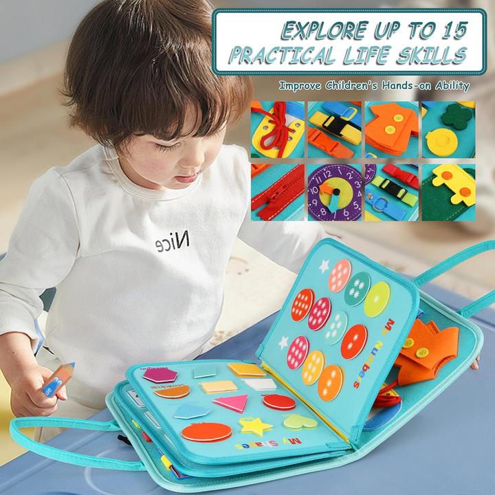 Actual product image Welmay Busy Board toy