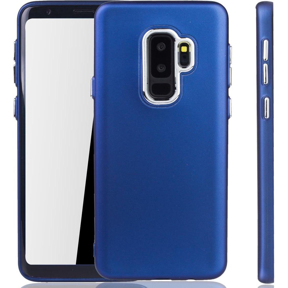 König Design Handyhülle für Samsung Galaxy S9 Plus Schutzcase Backcover Bumper Etuis Blau (Samsung Galaxy S9+), Smartpho...