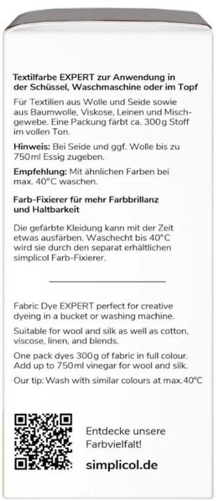 Actual product image Simplicol Textile colour expert (Nut brown, 150 ml)