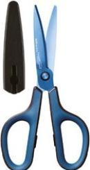 Plus Japan Fitcut Curve Premium Titanium-coated in dark blue, 17.5cm long (17.50 cm)