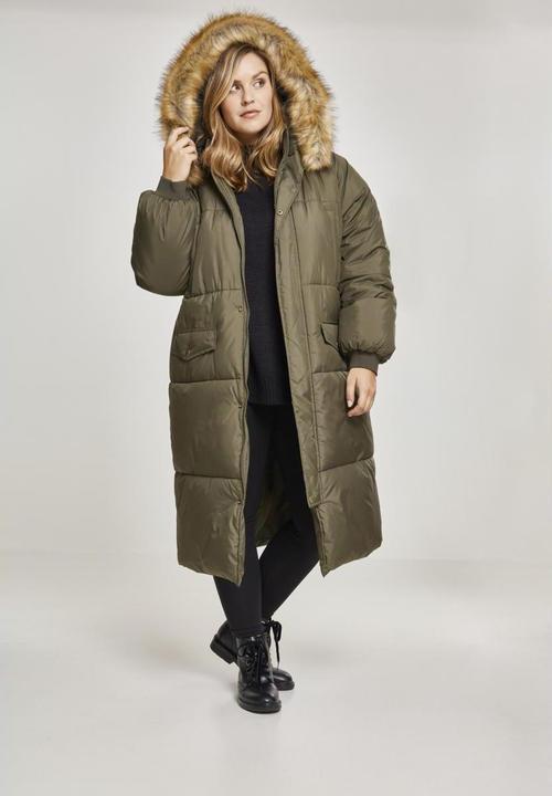 Image du produit Urban Classics UC Curvy Ladies Oversize Faux Fur Puffer Coat (M)