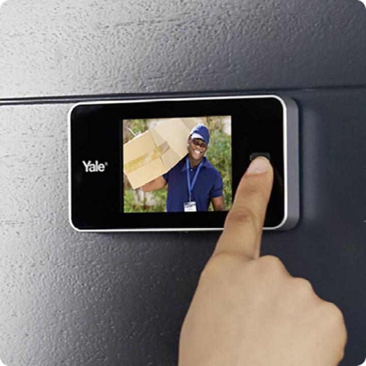 Produktbild Yale Digitaler Türspion DDV 500, 3,2" Display, Silber (Digital)