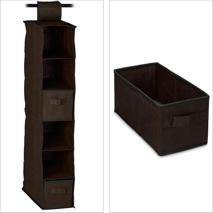 Immagine prodotto Relaxdays Scaffale da appendere 6 scomparti