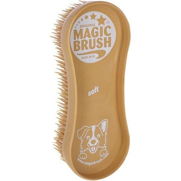 Kerbl Giallo Magicbrush Dog Soffice Tempesta Di Sabbia (Cane), Cura Del Pelo E Toelettatura