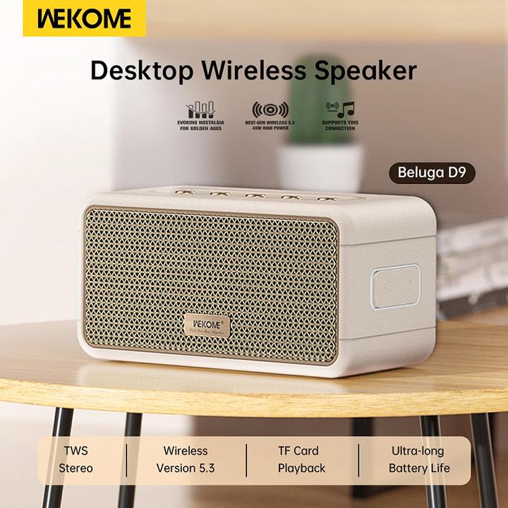 Actual product image Wekome Wireless speaker Bluetooth V5.3 (17 h)