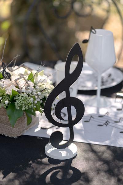 Actual product image Santex Centre de table - Note de musique (1 pcs.)