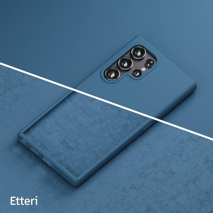 Produktbild Etteri Silikonhülle für Samsung Galaxy S24 Ultra dunkelblau (Samsung Galaxy S24 Ultra)