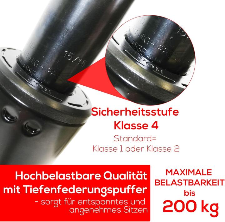 Image du produit MyNeeed Gasfeder für Bürostuhl bis 200 kg Belastung