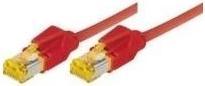 Image du produit Tecline Câble patch S/FTP, PiMF, Cat 6a, rouge, 7,5 m Pour 10 Gigabit/s, sans halogène, avec câble Leoni et (S/FTP, S/STP, CAT6a, 7.50 m)