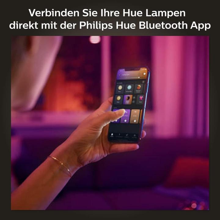 Actual product image Philips Hue White & Color Ambiance BT (E27, 806 lm, 4 x)