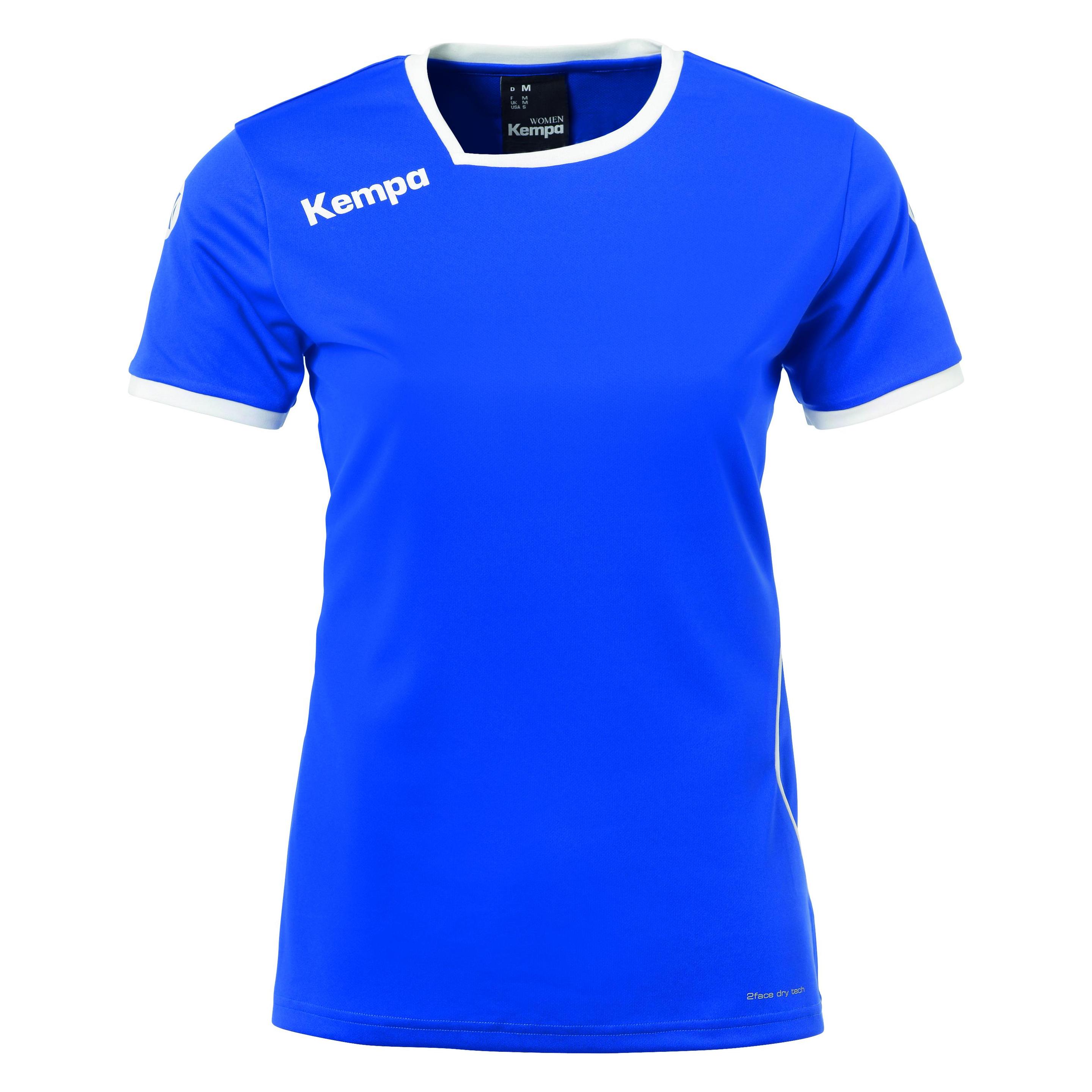 Kempa, Unisex, Sportshirt, Curve Trikot Women (Xxl), Blau, Xxl