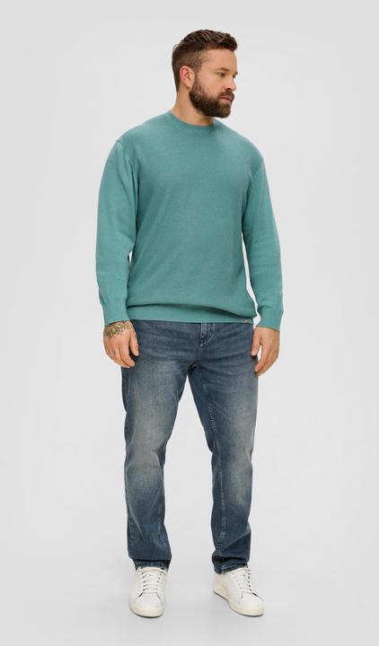 Image du produit s.Oliver Strickpullover Strickpullover mit Waffelpiqué-Muster (5XL)