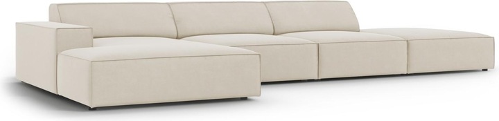 Actual product image Micadoni Velvet Left Corner Sofa, "Jodie", 5 Seats, 341x166x70Made in Europe (Corner sofa)