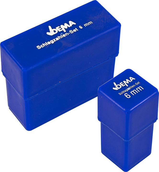 Actual product image Dema Schlagzahlen Schlachbuchstaben Set 36tlg | 6mm