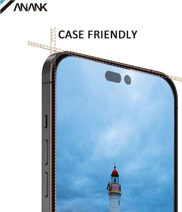 Produktbild Anank 2.5D Transparentes Game Edition (matt) Anti-Fingerprint Panzerglas für iPhone 16 (1 Stück, Apple iPhone 16)