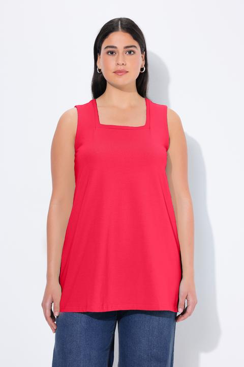 Produktbild Ulla Popken Longtop, Classic Fit, Carré-Ausschnitt, ärmellos (54)