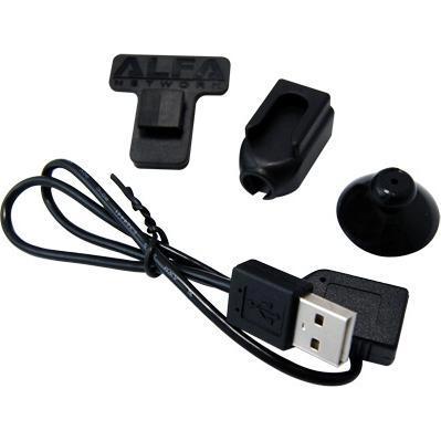 Thumbnail - Alfa Network USB CABLE KIT - Dongle Clip für AWUS036NEH und AWUS036EW, USB Kabel