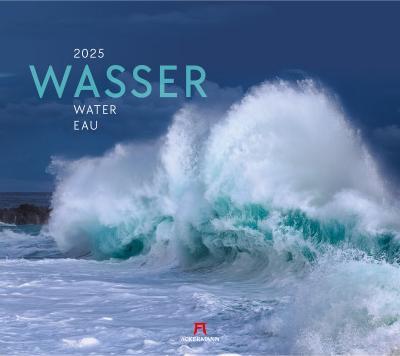 Produktbild Wasser Kalender 2025 (54 x 48 cm, Harter Einband, Französisch, Englisch, Deutsch)
