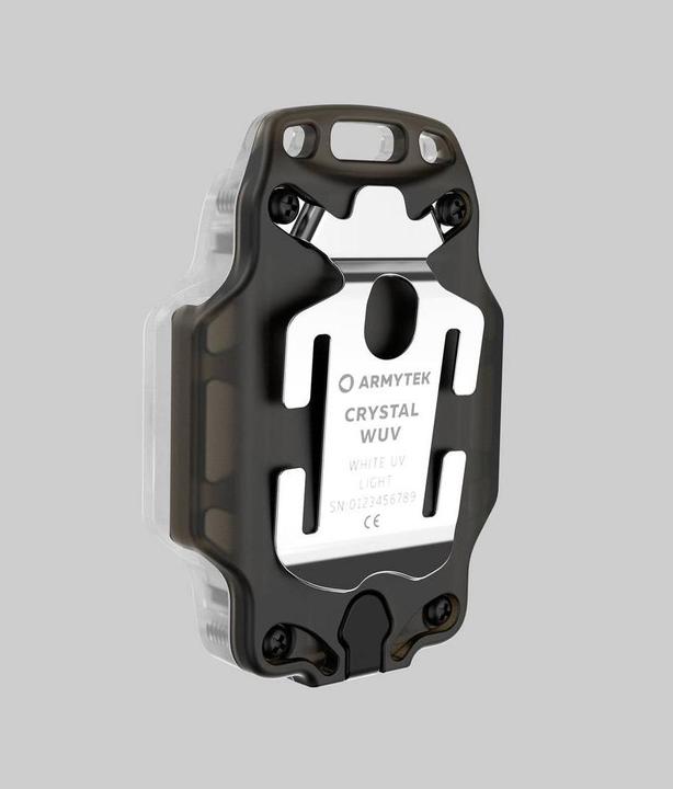 Image du produit ArmyTek Crystal WUV Grey Lampe de poche LED avec dragonne, avec interface USB (6.30 cm, 150 lm)