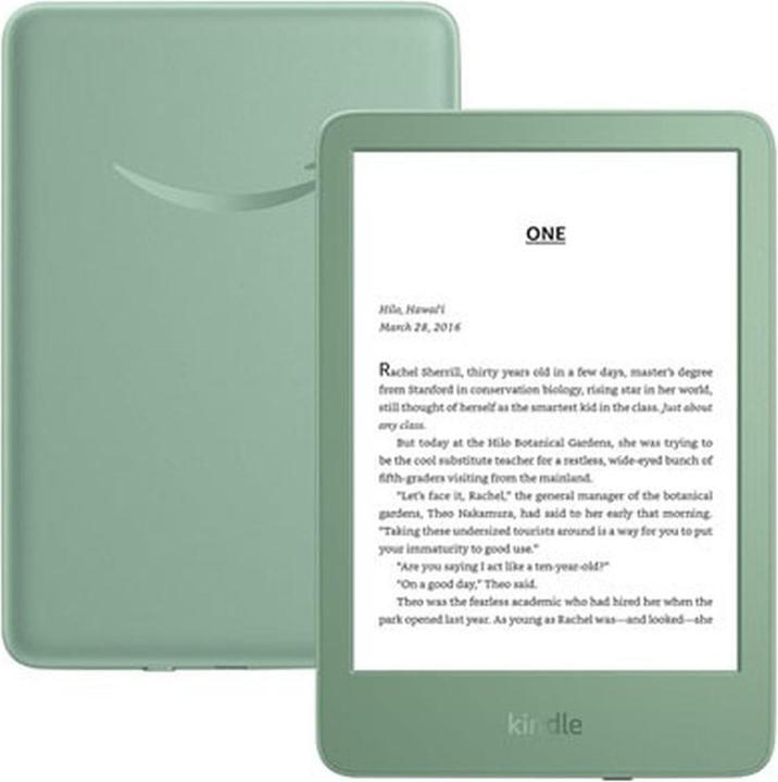 Amazon Kindle 16GB sans publicité 2024 Matcha (6", 16 Go, Green)